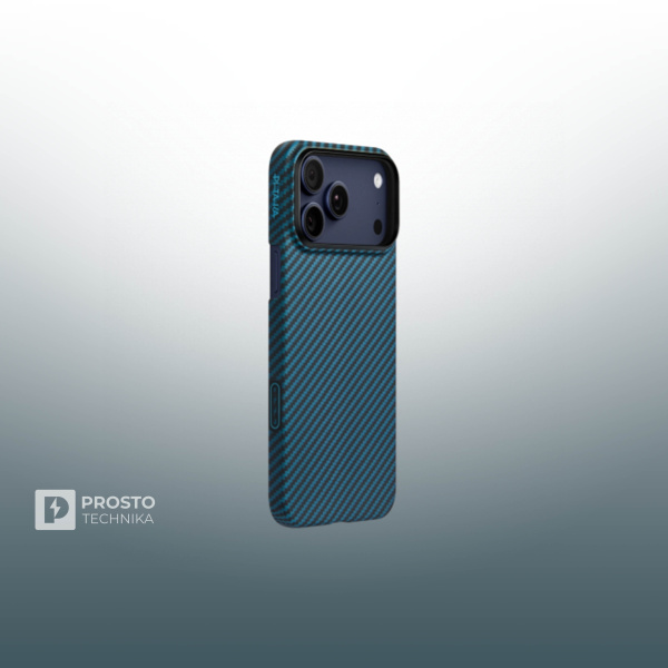 Чехол Pitaka Ultra-Slim Case для iPhone 17 Pro Max - Cиний